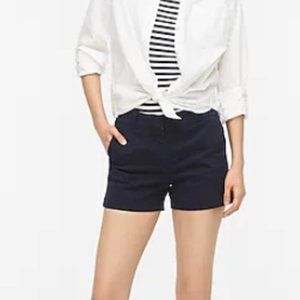 J. Crew Broken In Navy Chino Shorts